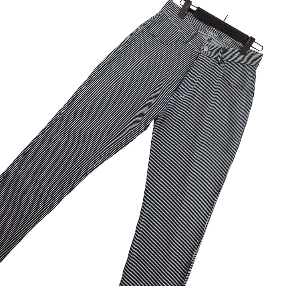 Alex Crane Pants Mens 30x32‎ (Fits 28x32) Hickory Stripe Denin Cotton Portugal